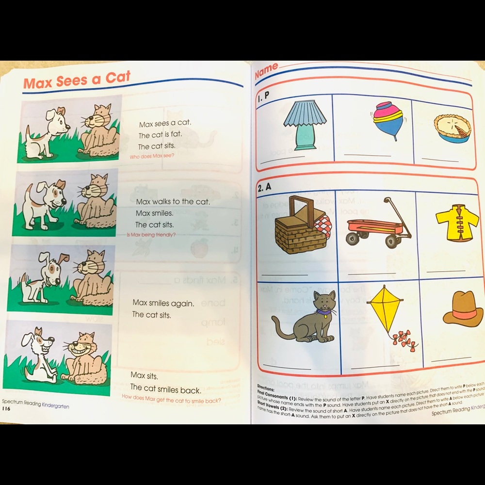 ✏️Spectrum Kindergarten Math & Reading Workbooks. - Picture 10 of 11